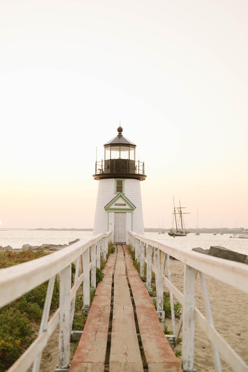 Nantucket Brant Point Lighthouse Print, Coastal Wall Art, New England Beach Photography, Nautical Home Decor, Cape Cod Ocean Print