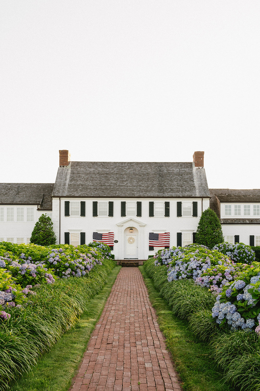 The Hydrangea House in Chatham — Cape Cod Coastal Wall Art Print Shore Rd