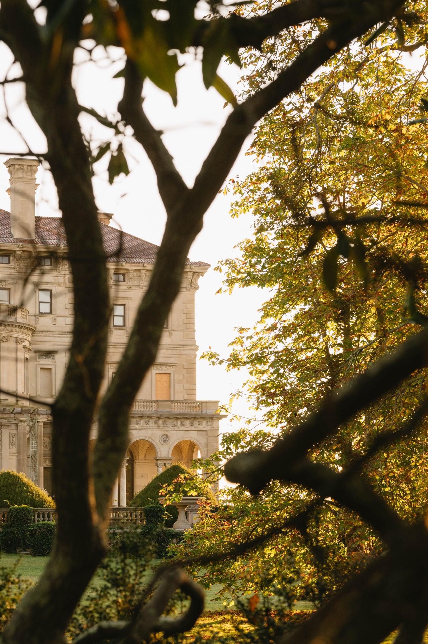 The Breakers Newport Rhode Island Photography Print, Newport Mansion Wall Art, Gilded Age Architecture Photo, Coastal New England Decor