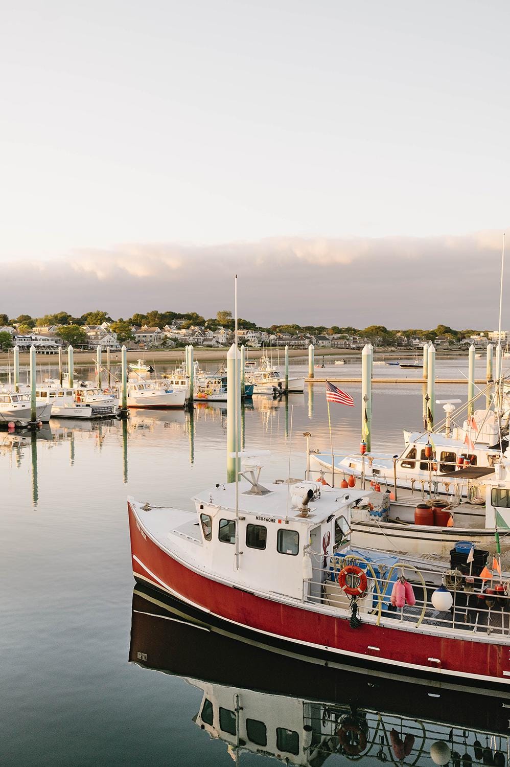 Provincetown Photograph, Cape Cod Harbor Print, New England Coastal Art, Travel Photography, Scenic Landscape, Nautical Wall Decor