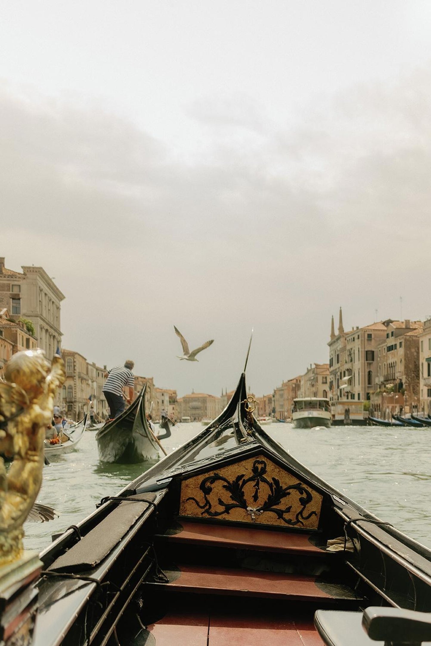 Venice Photography Print – Gondola and Canal Wall Art, Italian Travel Decor, Fine Art Venice Scene, Gift for Art and Italy Lovers