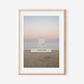Nantucket Lifeguard Chair Print, Coastal Fine Art, Pink Sunset Beach Photography