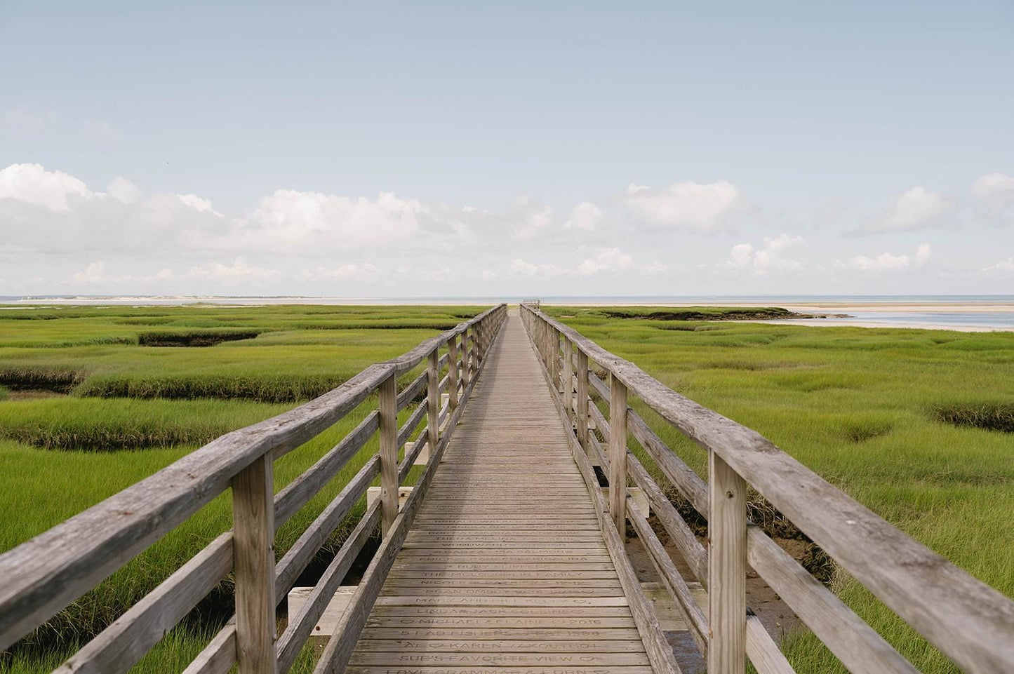 Greys Beach Boardwalk Print, Cape Cod Wall Art, Coastal Nature Photography, Marsh Landscape Photo, Yarmouth Massachusetts Art