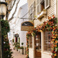 Nantucket Christmas Storefront Print, Coastal Holiday Wall Art, New England Winter Decor, Festive Downtown Street Photo