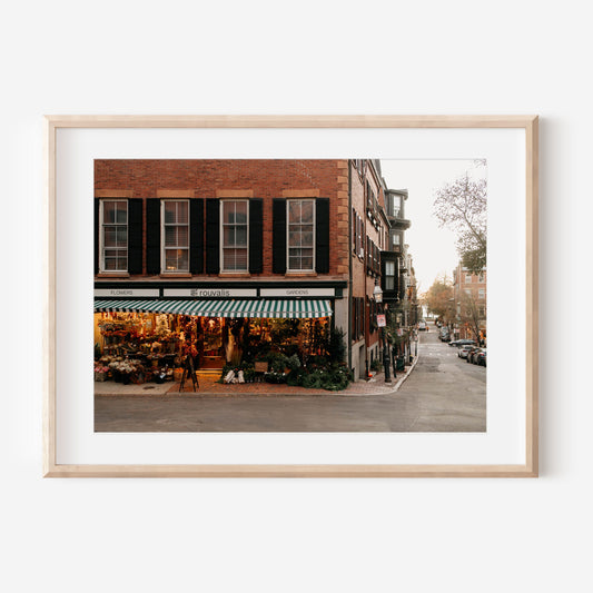 Fine Art Boston Print, Acorn Street Beacon Hill Photography, Historic New England Wall Art, Travel Photography, Cityscape Decor