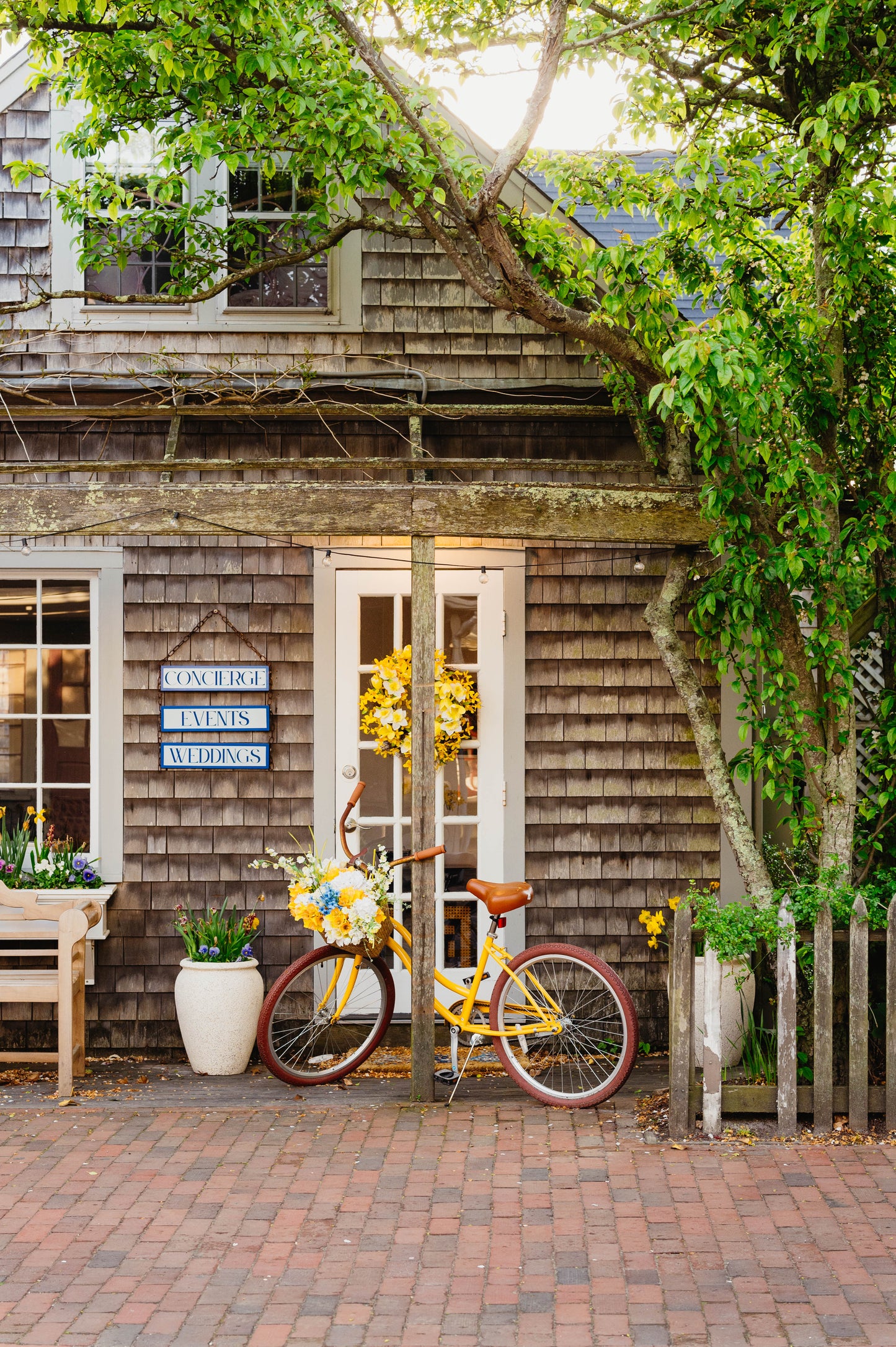 Nantucket Photography – Bicycle and Coastal Charm Wall Art, New England Decor, Nature-Inspired Print, Gift for Beach and Art Lovers