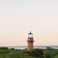 Gay Head Lighthouse at Dusk – Martha’s Vineyard Coastal Print