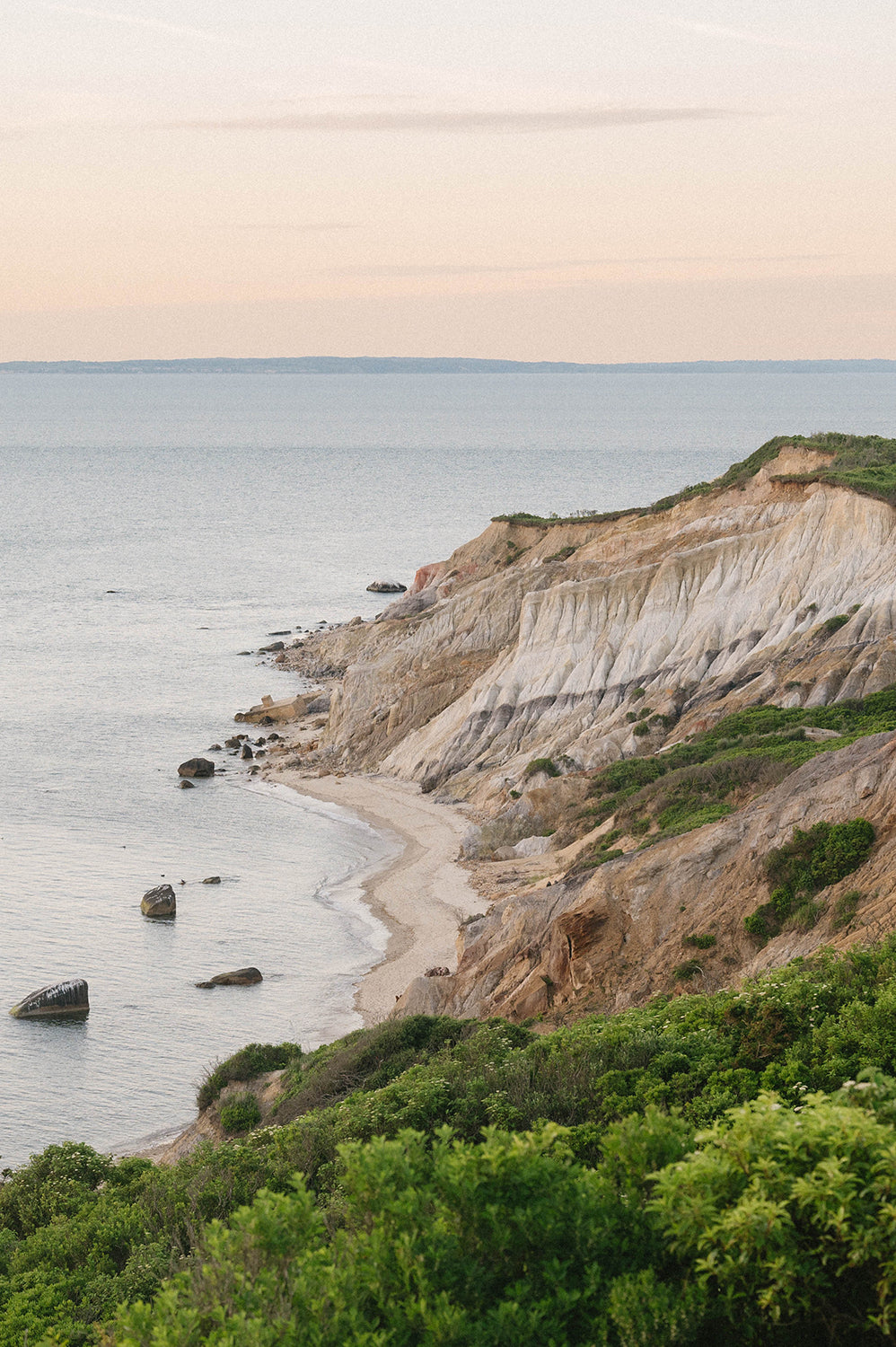 Aquinnah Cliffs at Sunset – Martha’s Vineyard Coastal Landscape Print