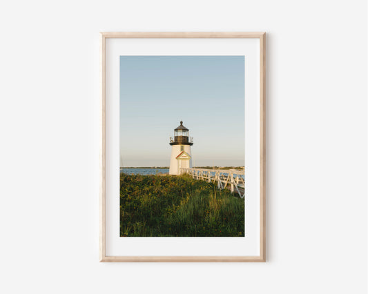 Nantucket Wall Art, Brant Point Lighthouse Photo, Coastal New England Print, Travel Photography, Nautical Fine Art, Beach House Decor