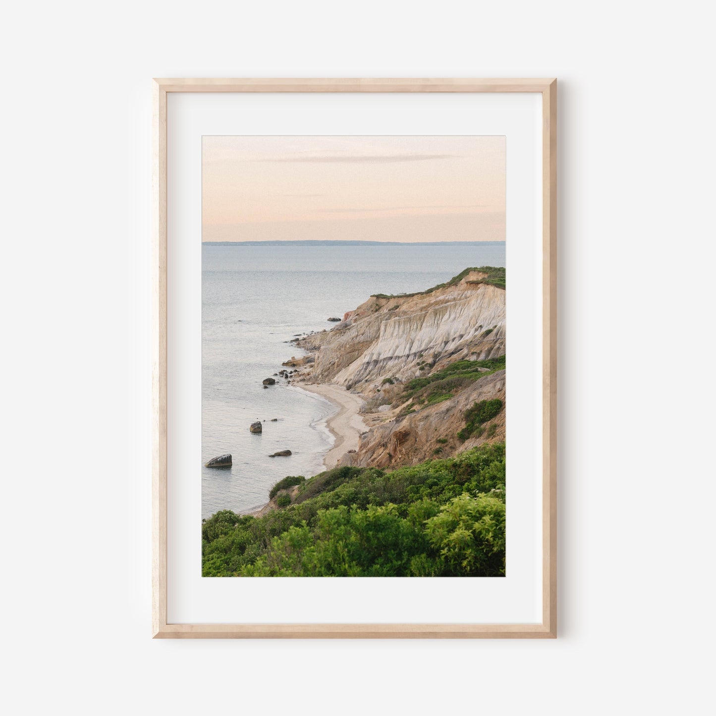 Aquinnah Cliffs at Sunset – Martha’s Vineyard Coastal Landscape Print