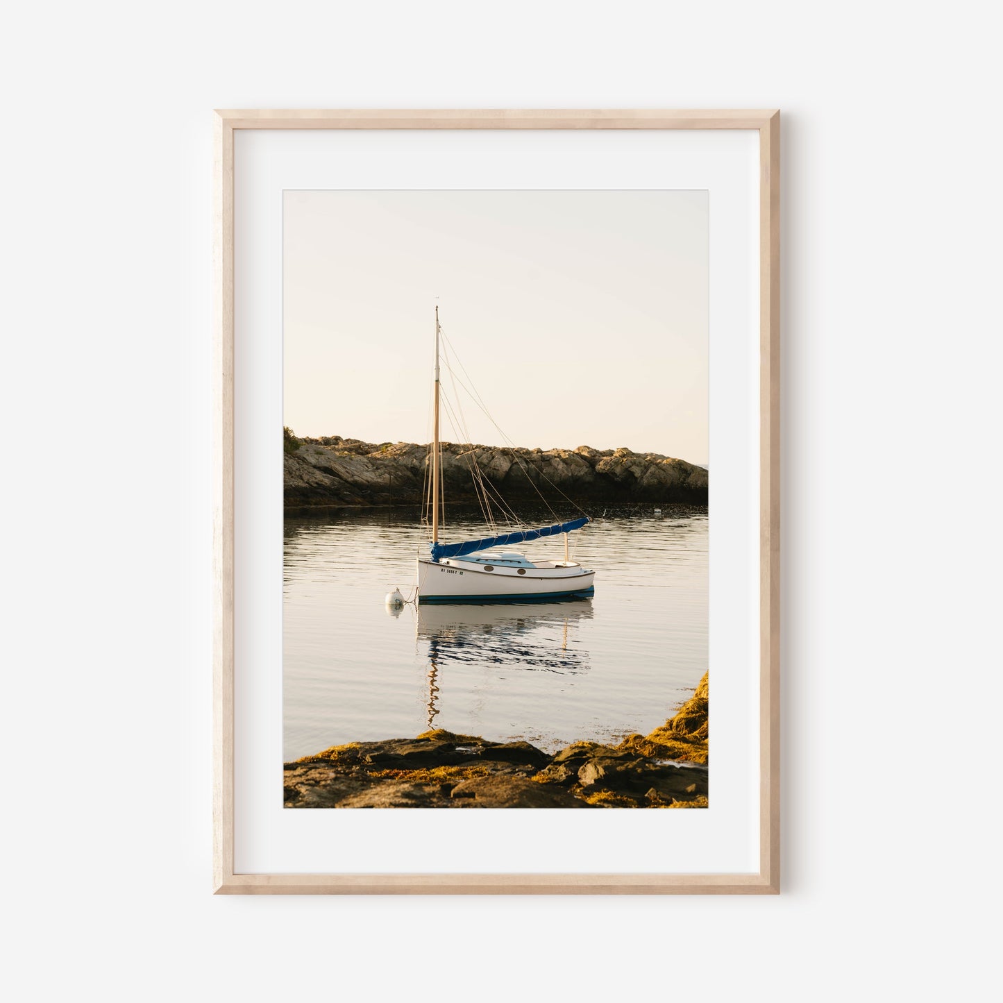 Newport Sailboat Photography Print, Coastal Wall Art, Rhode Island Sailing Photo, Nautical Decor, Beach House Wall Art, Sailboat Photography
