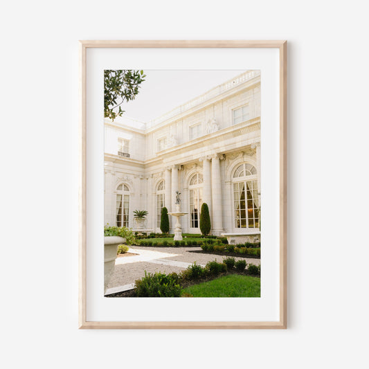Rosecliff Mansion Newport Rhode Island Photography Print, Newport Mansion Wall Art, Gilded Age Architecture Photo, New England Coastal Decor