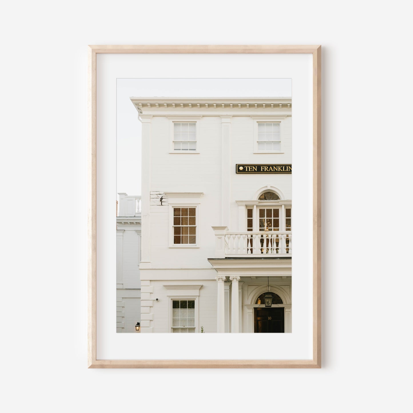 Newport Rhode Island Architecture Print, Historic Newport Building Photography, Coastal New England Wall Art, Classic White Architecture Decor