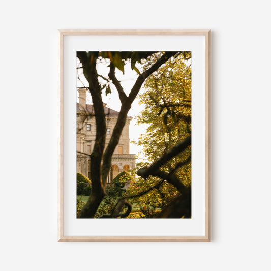 The Breakers Newport Rhode Island Photography Print, Newport Mansion Wall Art, Gilded Age Architecture Photo, Coastal New England Decor