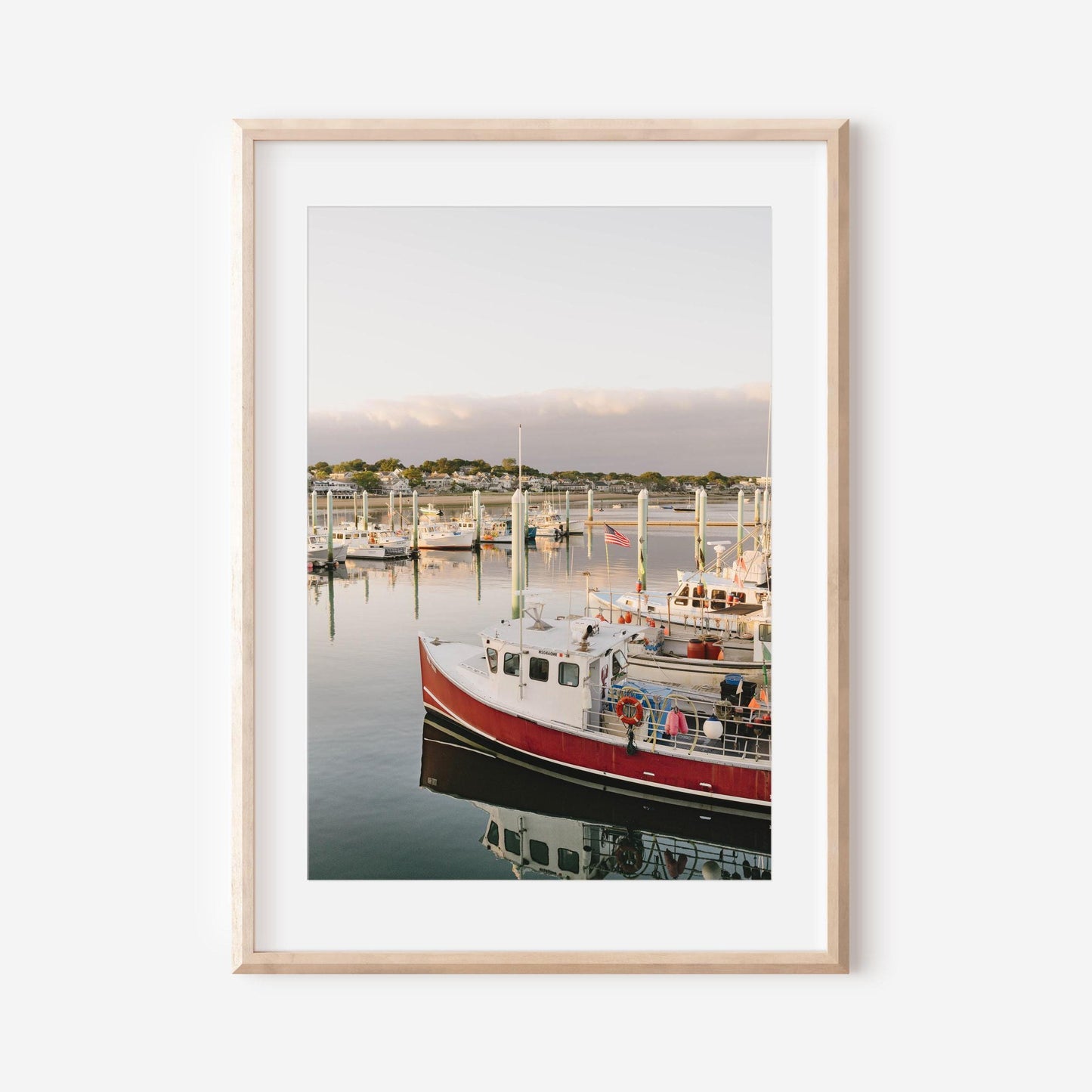 Provincetown Photograph, Cape Cod Harbor Print, New England Coastal Art, Travel Photography, Scenic Landscape, Nautical Wall Decor