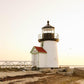 Nantucket Brant Point Lighthouse Print, Coastal Wall Art, New England Beach Photography, Nautical Home Decor, Cape Cod Ocean Print