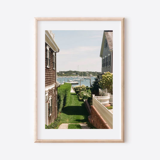 Martha’s Vineyard Photography Print – MV Coastal Wall Art, Dock Scene Photo, New England Beach Decor, Nautical Landscape, Gift for Travelers