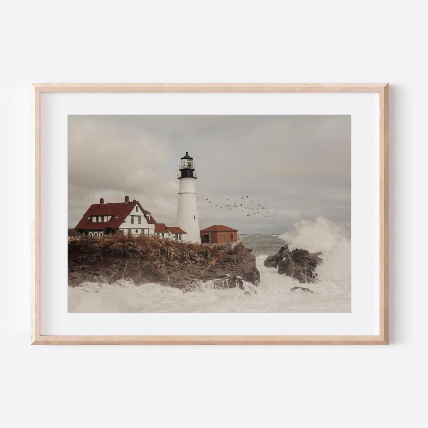 Portland Maine Art, Portland Head Light Print, Coastal Wall Art, Lighthouse Photo, New England Photography, Nautical Decor, Ocean Artwork