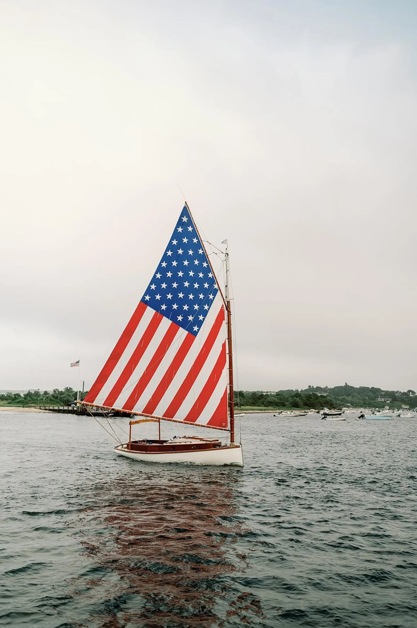 Fine Art Sailboat Print – Martha’s Vineyard Wall Art, Coastal New England Decor, Nautical Photography, Gift for Art and Beach Lovers